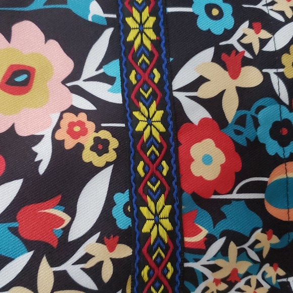 Colorful flower patterned jacket size M - Picture 6 of 7